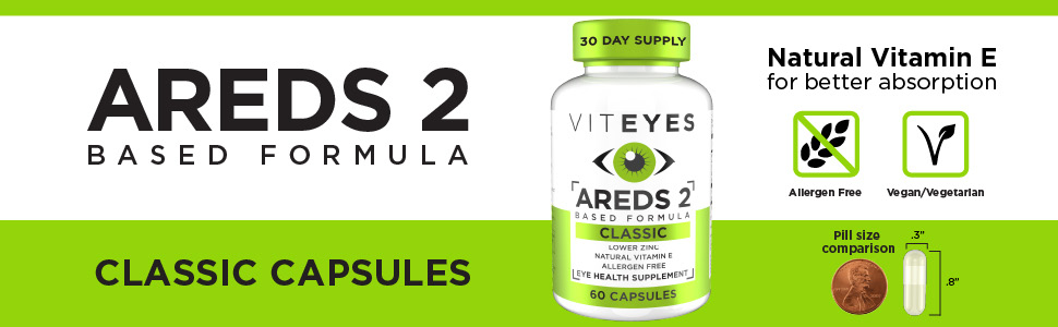 AREDS 2 Formula, Allergen Free, Natural Vitamin E