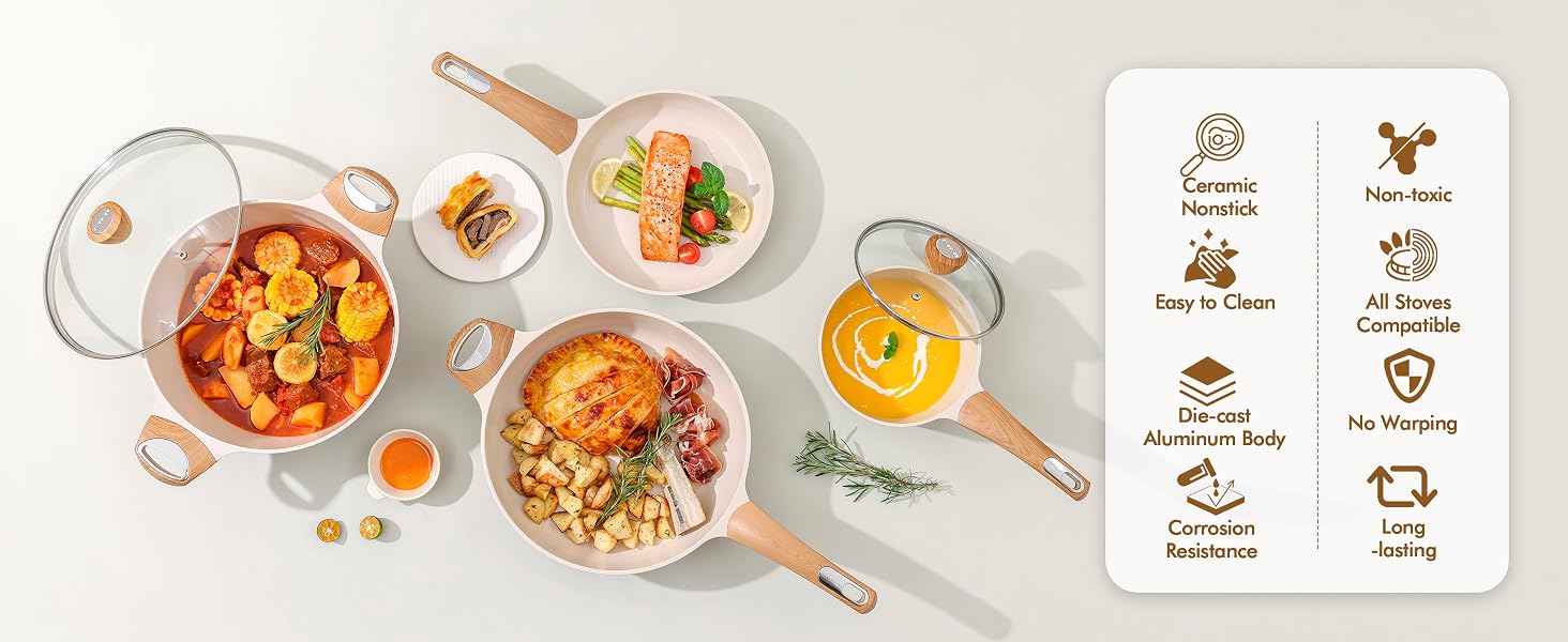 pans and pots nonstick