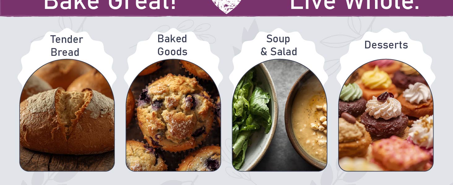 Tender Bread Baked Goods Soup and Salad Desserts