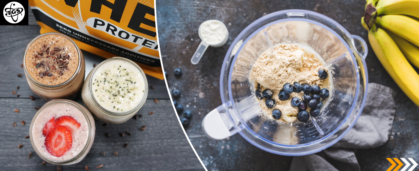 Make chocolate vanilla or strawberry flavor protein shakes or smoothy and sweeten to taste