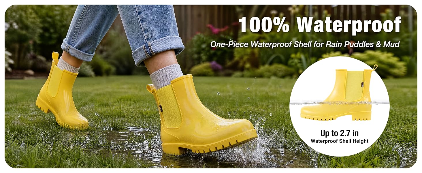 100% Waterproof One-Piece Waterproof Shell for Rain Puddles &amp;amp;amp;amp;amp; Mud