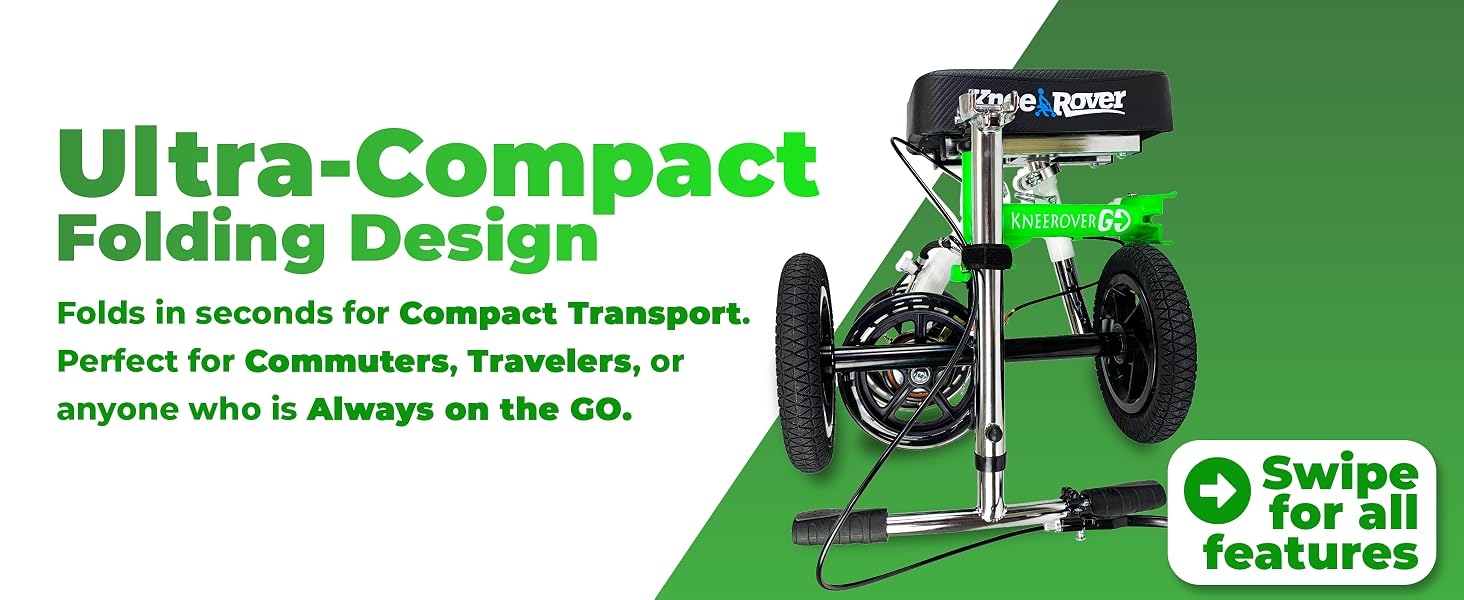 Crutch alternative better crutch compact ultra-compact small portable commute travel foldable