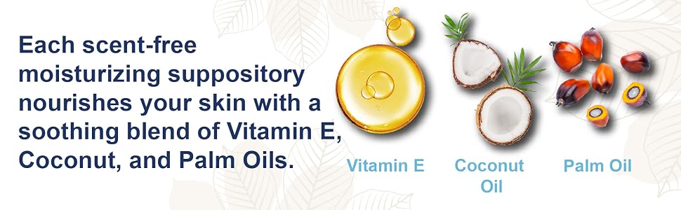 naturally sourced vit E cream suppositories for women