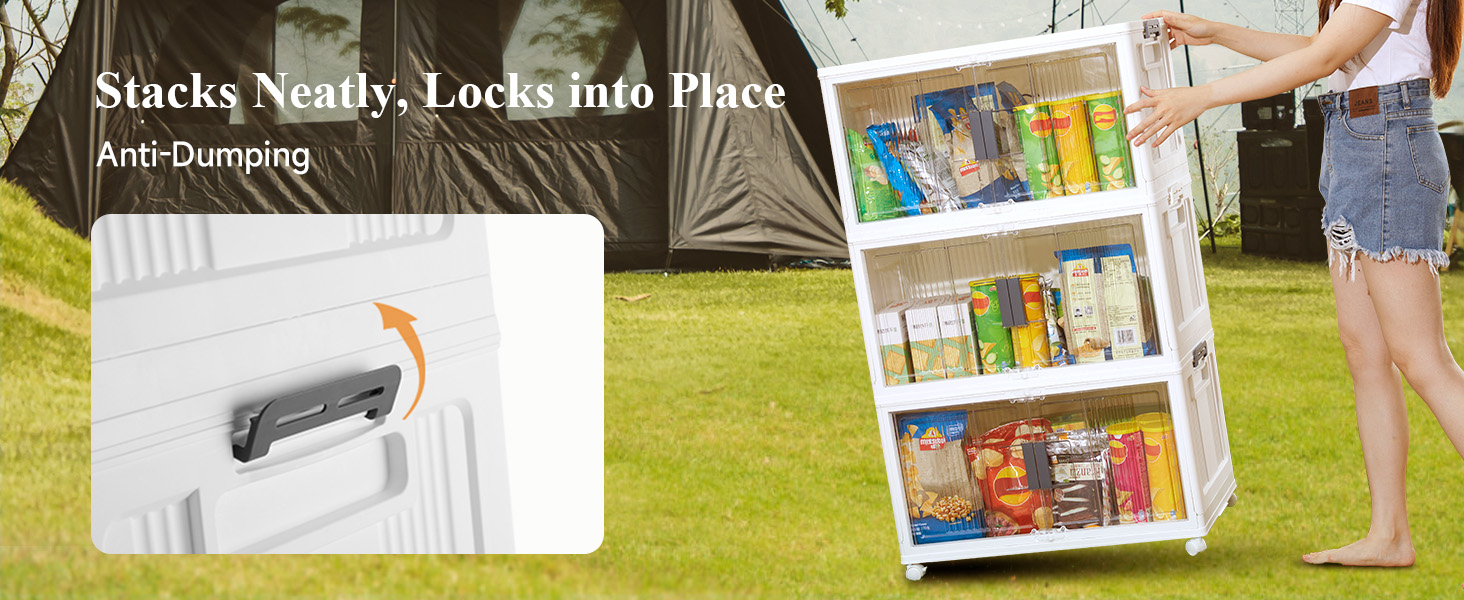 STORAGE BINS WITH LIDS