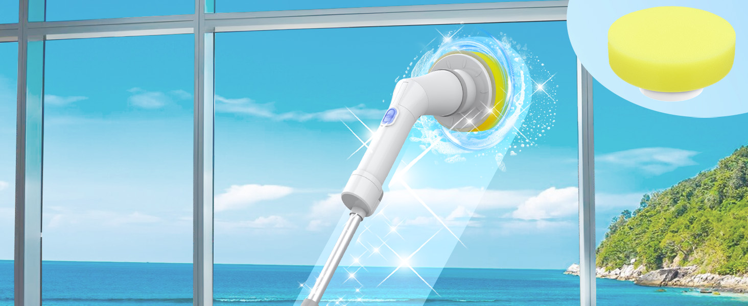 electric spin scrubber