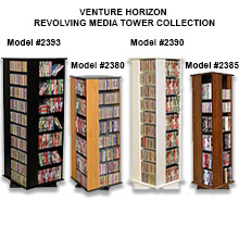 Revolving Media Tower Collection