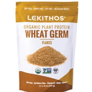 Lekithos Organic Wheat Germ Protein Flakes