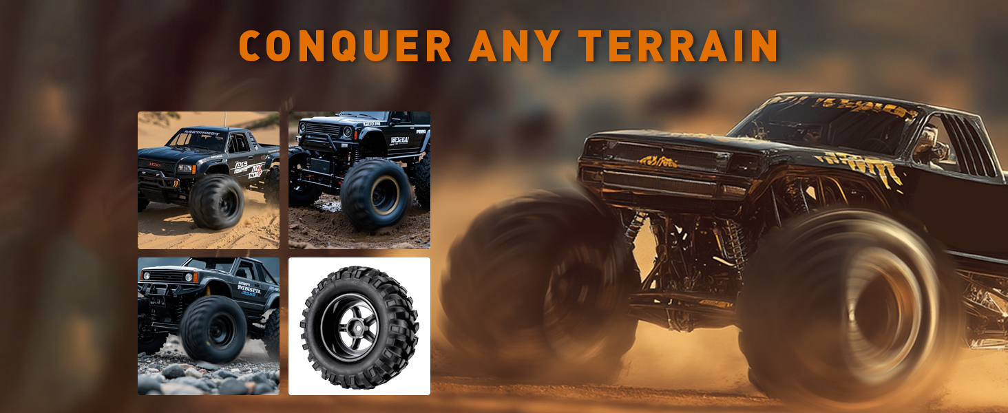 CONQUER ANY TERRAIN
