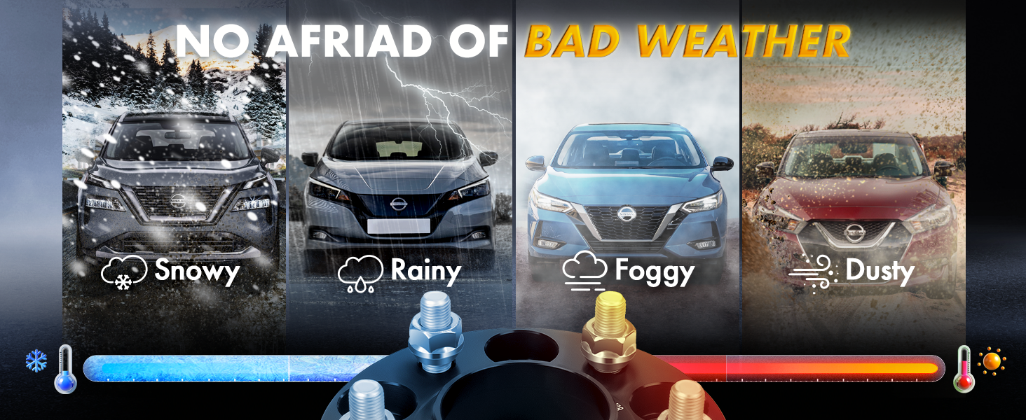 dynofit spacers-no afriad of bad weather