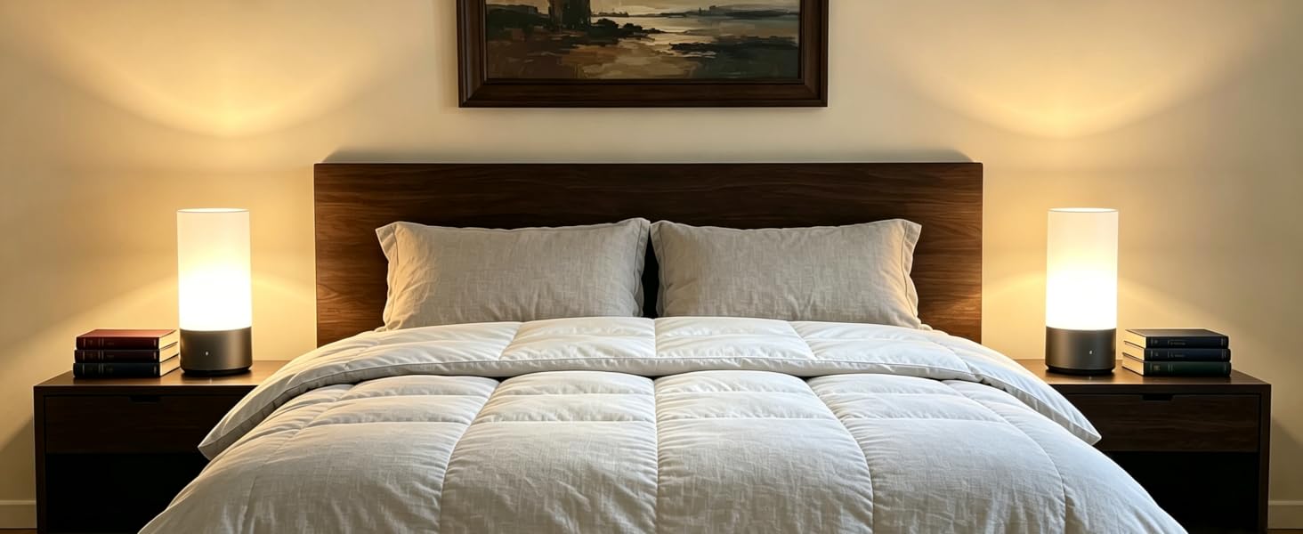 FAMIGRETA Bedside Touch Control Lamp for Bedroom