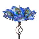 glass birdbath