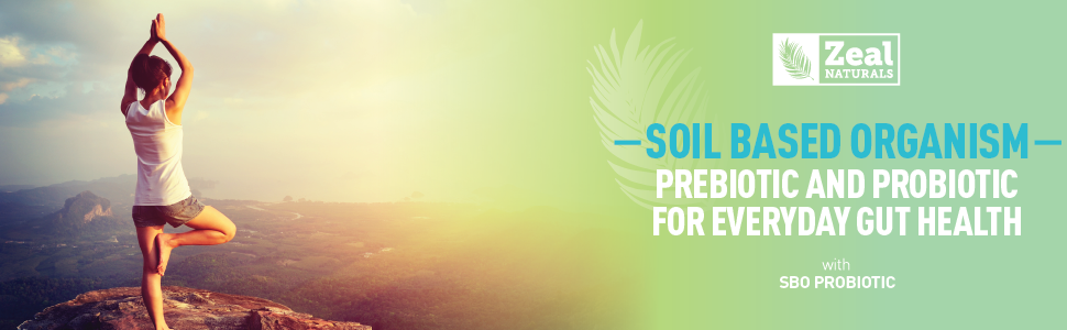 Soil based organism probiotic and prebiotic gut bacteria