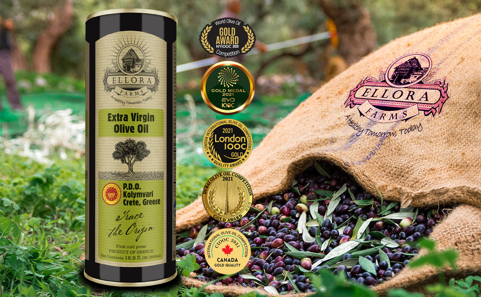 Ellora Farms PDO 500 ml extra Virgin Traceable Olive Oil