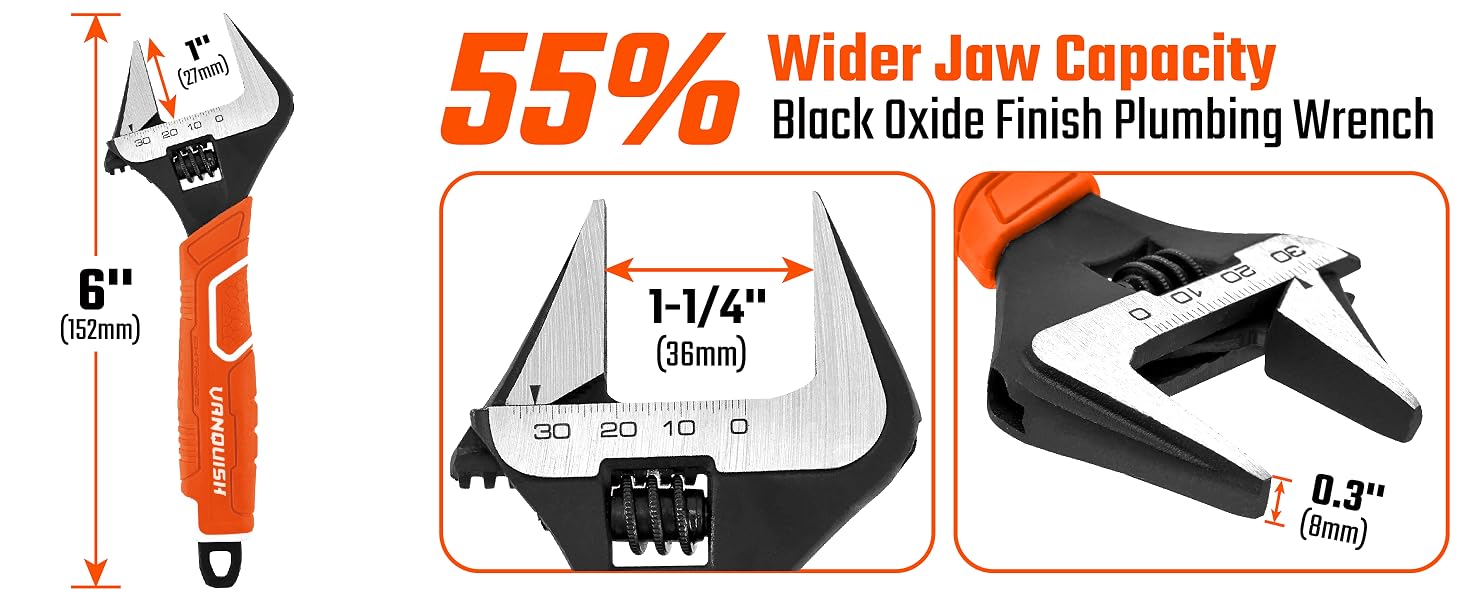 adjustable wide wrench