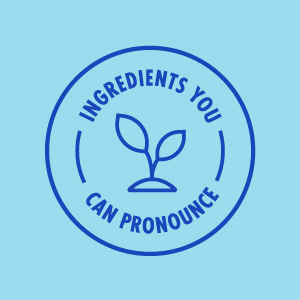 Ingredients you can pronounce