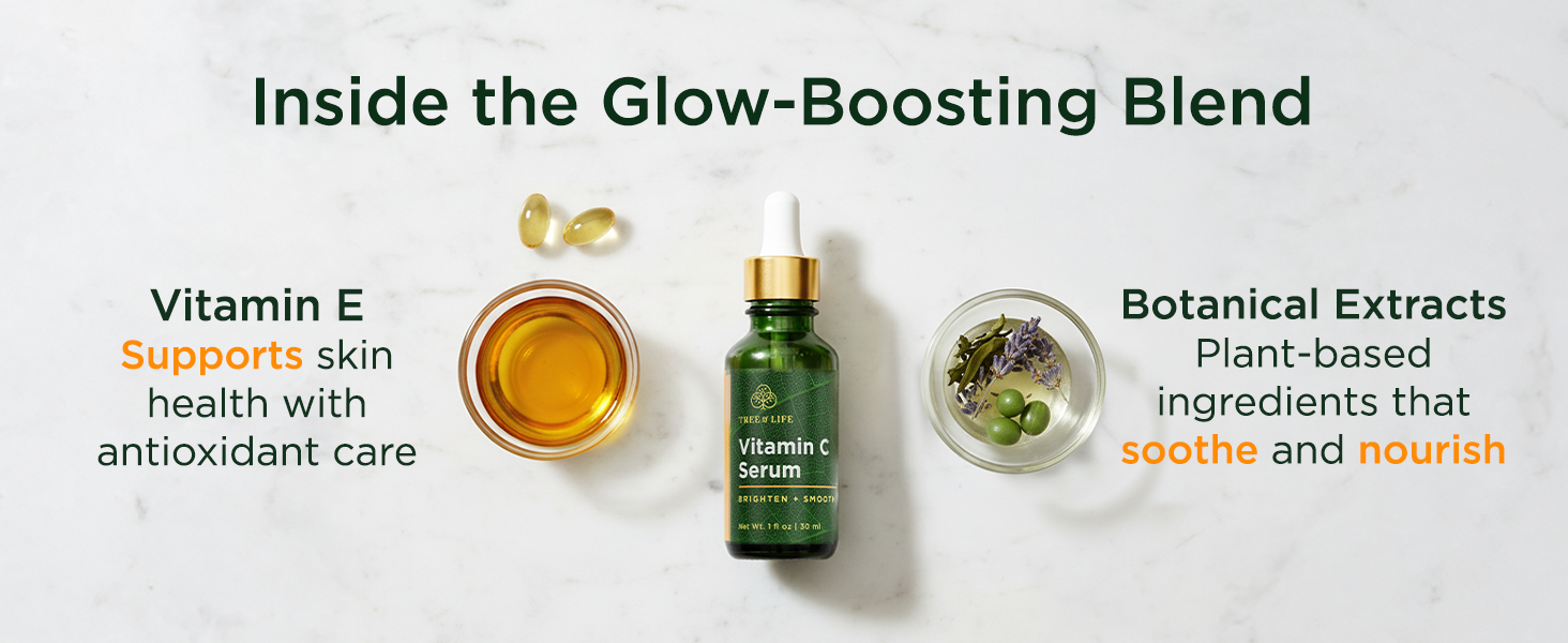 Botanical extracts and Vitamin E benefits for soothing and antioxidant protection