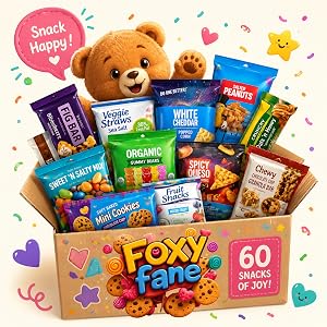 Healthy Snack Gift Box Crackers Cookies Candy Chips Snacks Bulk Bundle Treats School Variety Pack