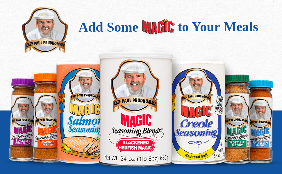 Chef Paul Magic Seasoning Blends
