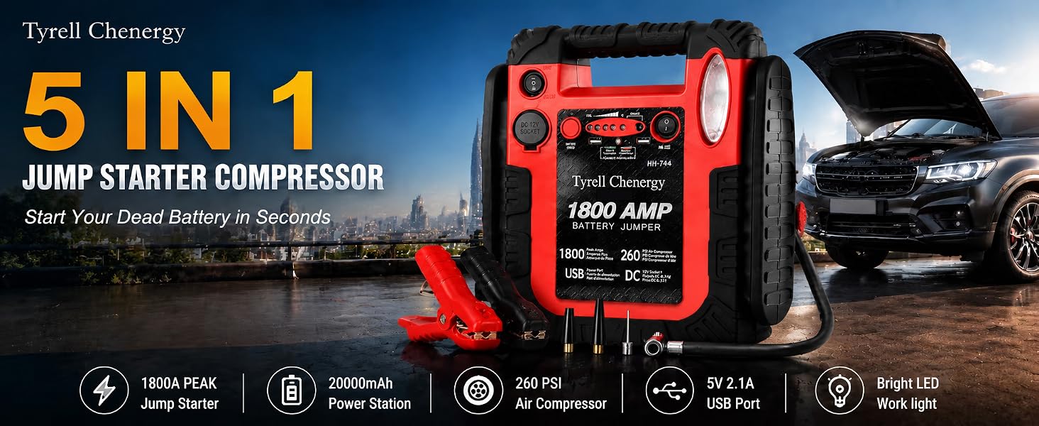 1800A Peak Jump Starter