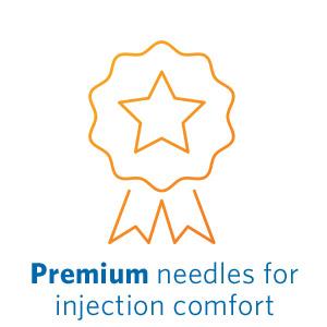 Premium needles for injection comfort