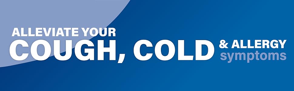 alleviate your cough, cold &amp; allergy symptoms