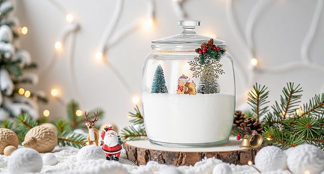 large glass jars