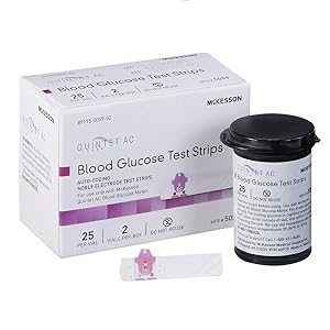 Quintet AC Blood Glucose Test Strips