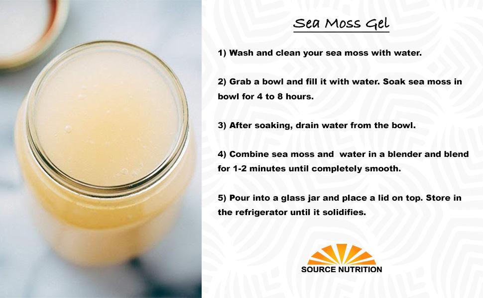 Dried Sea Moss Gel