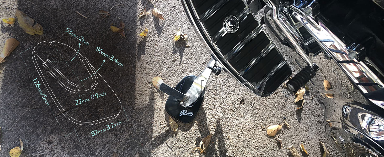 A photo of the usage of a KiWAV kickstand pad