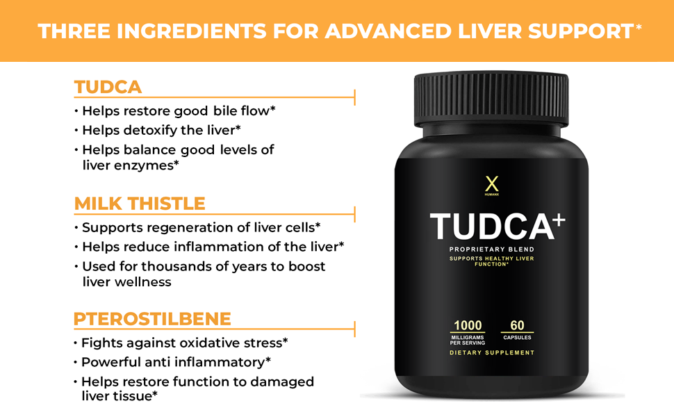 Tudca - Formulated with three natural ingredients