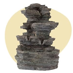 Image of garden statues, fuentes de agua para exteriores, outdoor decorations.