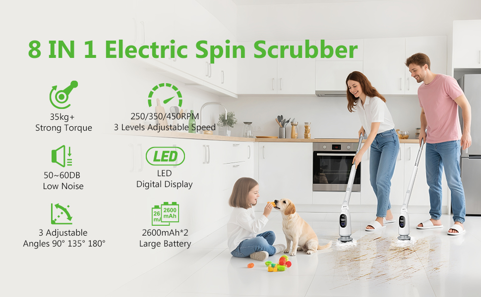 electric spin scrubber