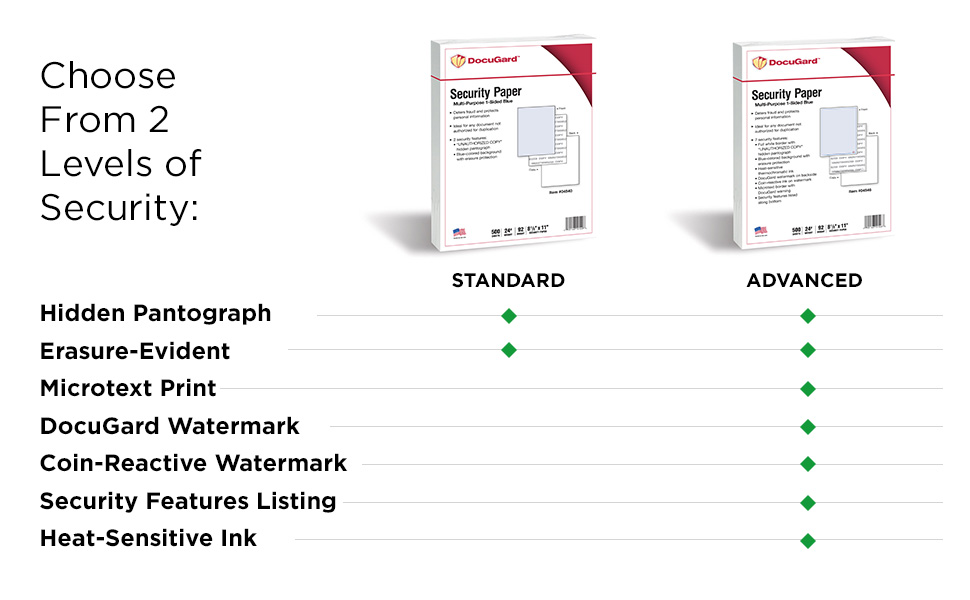 DocuGard High Security Business Checks and Security Paper