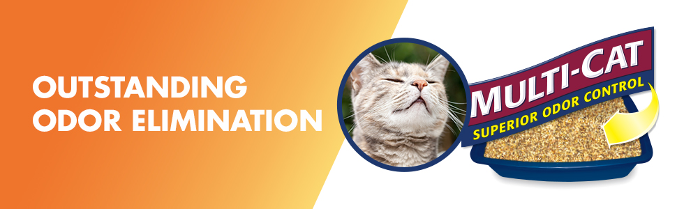 Outstanding Odor Elimination Multi-Cat Superior Odor Control