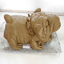 clay downspout design toscano statue gutter