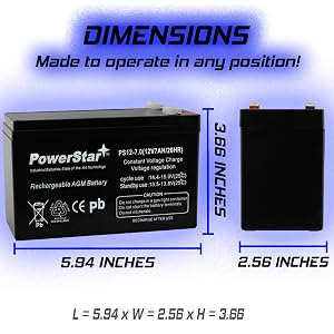 PS12-7 Dimensions