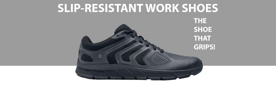 Slip-Resistant Work Shoes