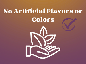 No artificial flavor or colors