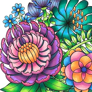 Copic sketch sample illustration_flower