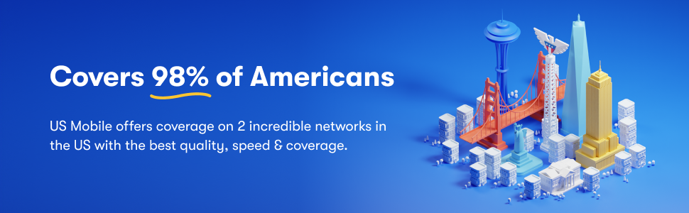 Covers 98% of Americans