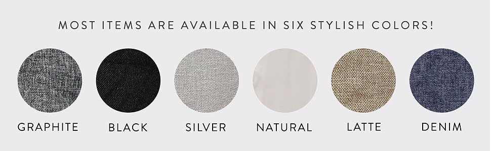 Available in 6 colors