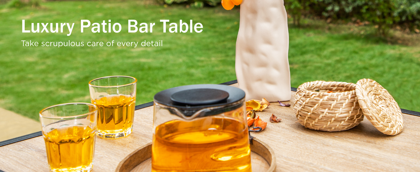 patio bar table