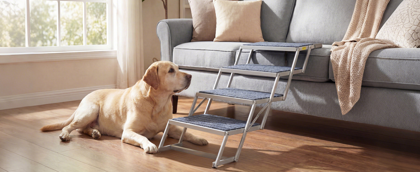 large folding dog steps for couch