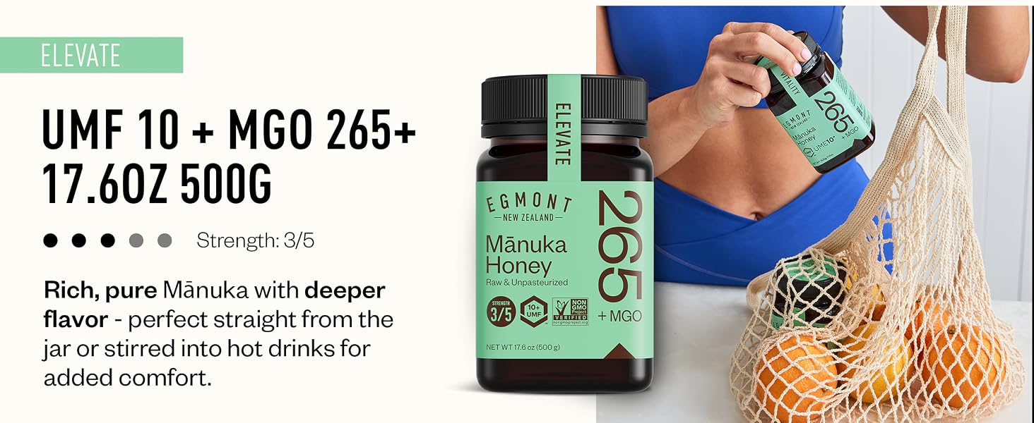 Egmont Honey 265 MGO+ UMF 10+