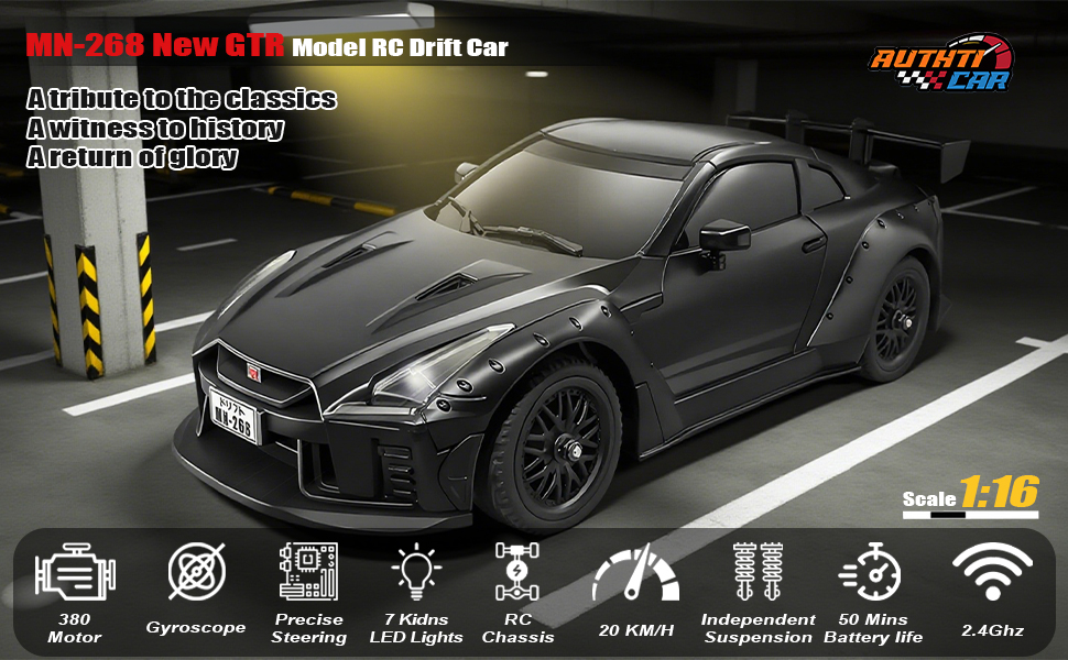 Nissan GT-R Car GTR Drift car MN268 rc drift car