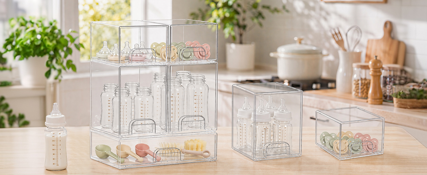 baby bottle organizer for countertop