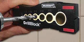 drill guide, drill block, handheld, drill press, straight holes