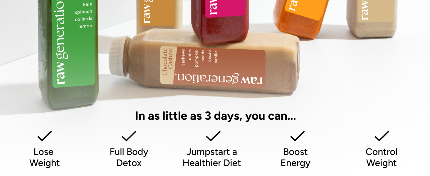 In as little as three days you can lose weight, detox, improve gut health and more