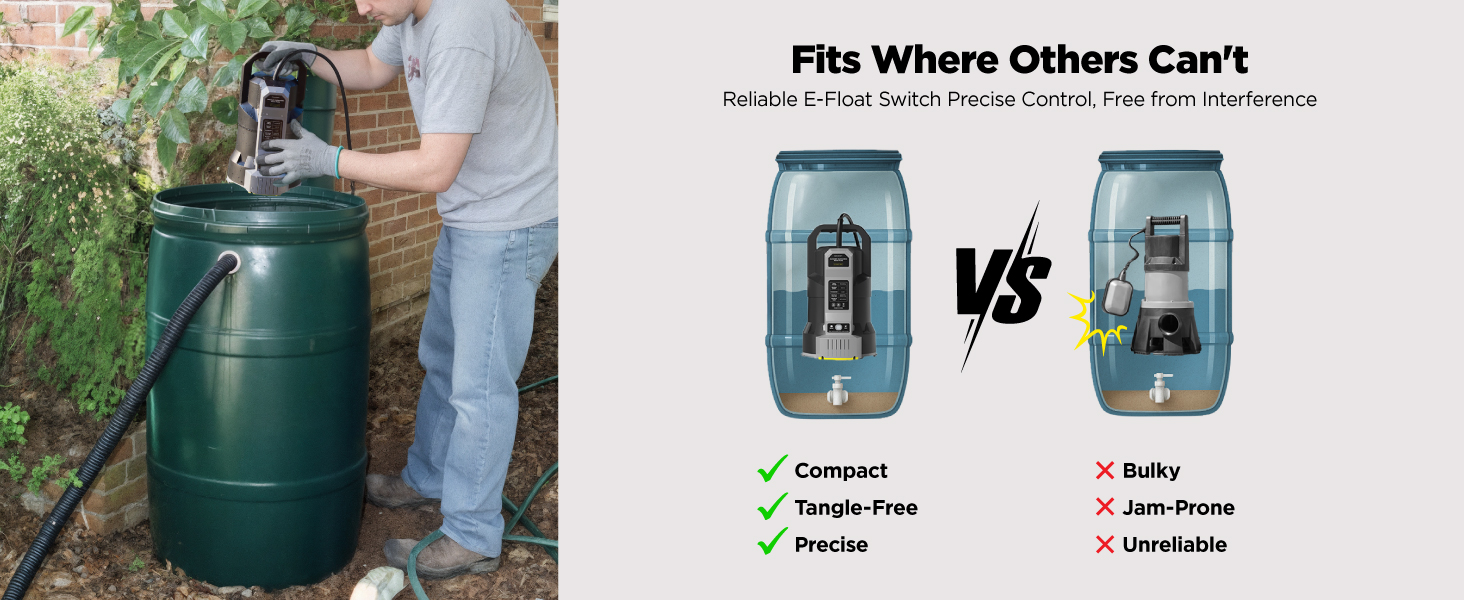 submersible pump with float switch