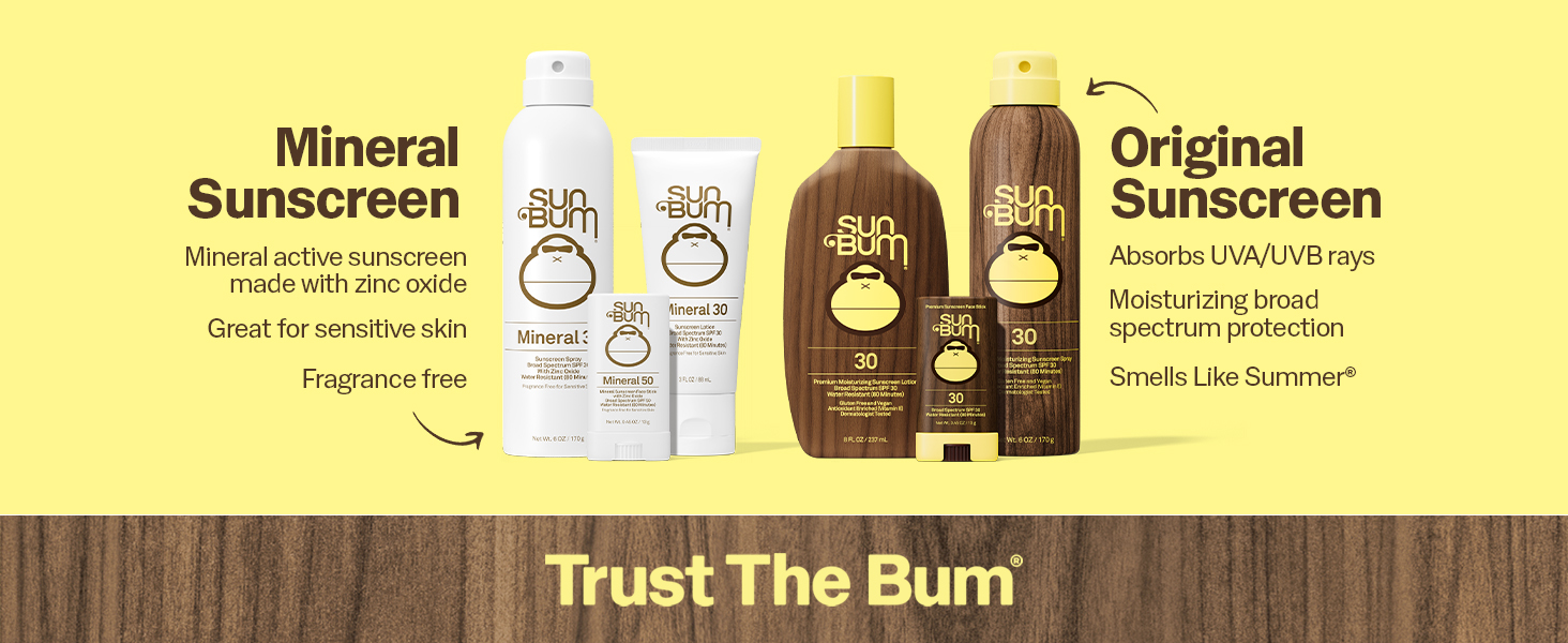 Sun Bum Mieneral VS OG Sunscreen